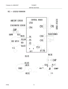 06 - Wiring Diagram parts for Frigidaire Air Conditioner FAK085R7VB from AppliancePartsPros.com