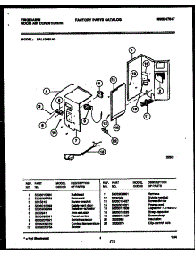 03 - Electrical Parts parts for Frigidaire Air Conditioner FAL103S1A2 from AppliancePartsPros.com