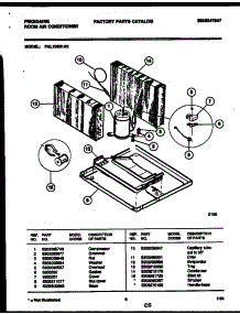 05 - System Parts parts for Frigidaire Air Conditioner FAL103S1A2 from AppliancePartsPros.com