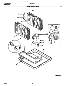 05 - Compressor Parts parts for Frigidaire Air Conditioner FAL103W1A1 from AppliancePartsPros.com
