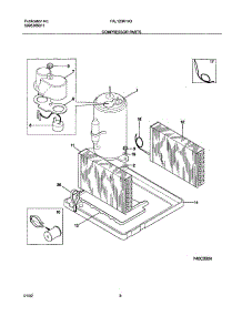 09 - Compressor Parts parts for Frigidaire Air Conditioner FAL123K1A3 from AppliancePartsPros.com