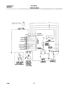 12 - Wiring Diagram parts for Frigidaire Air Conditioner FAL123K1A3 from AppliancePartsPros.com