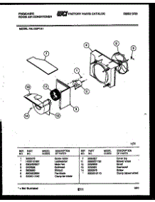 04 - Air Handling Parts parts for Frigidaire Air Conditioner FAL125P1A1 from AppliancePartsPros.com
