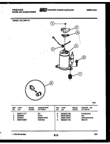 06 - Compressor Parts parts for Frigidaire Air Conditioner FAL125P1A1 from AppliancePartsPros.com