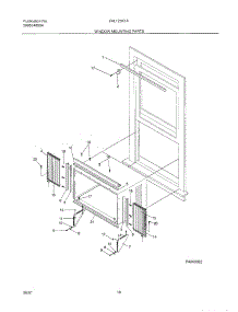 11 - Mounting parts for Frigidaire Air Conditioner FAL125K1A2 from AppliancePartsPros.com
