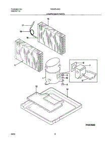09 - Compressor Parts parts for Frigidaire Air Conditioner FAS225J2A3 from AppliancePartsPros.com