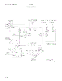04 - Wiring Diagram parts for Frigidaire Air Conditioner FAR125S1A13 from AppliancePartsPros.com