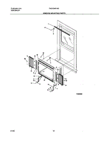 11 - Window Mounting Parts parts for Frigidaire Air Conditioner FAS154K1A3 from AppliancePartsPros.com