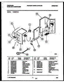 03 - Electrical Parts parts for Frigidaire Air Conditioner FAS226T2A1 from AppliancePartsPros.com