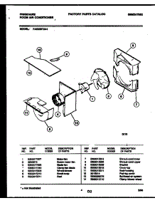 04 - Air Handling Parts parts for Frigidaire Air Conditioner FAS226T2A1 from AppliancePartsPros.com