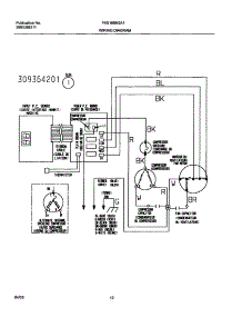 12 - Wiring Diagram parts for Frigidaire Air Conditioner FAS185M2A1 from AppliancePartsPros.com