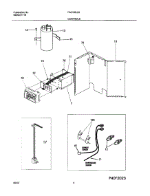 05 - Controls parts for Frigidaire Air Conditioner FAS186L2A2 from AppliancePartsPros.com