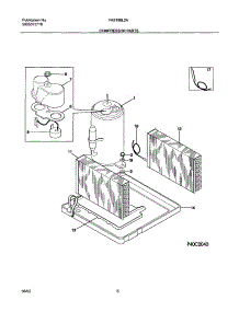 09 - Compressor Parts parts for Frigidaire Air Conditioner FAS186L2A2 from AppliancePartsPros.com