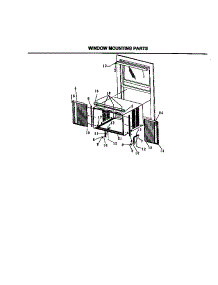06 - Window Mounting Parts parts for Frigidaire Air Conditioner FAV18EJ2A1 from AppliancePartsPros.com