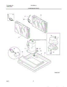 09 - System parts for Frigidaire Air Conditioner FAS155K1A1 from AppliancePartsPros.com