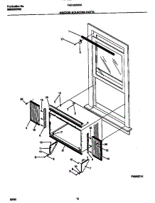 06 - Window Mounting Parts parts for Frigidaire Air Conditioner FAS186W2A2 from AppliancePartsPros.com