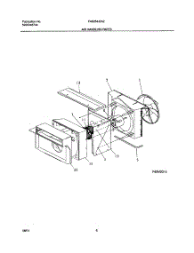 07 - Air Handling parts for Frigidaire Air Conditioner FAS254J2A2 from AppliancePartsPros.com