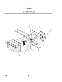 06 - Air Handling Parts parts for Frigidaire Air Conditioner FAS255J2A1 from AppliancePartsPros.com