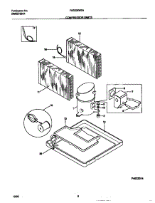05 - Compressor Parts parts for Frigidaire Air Conditioner FAS226W2A2 from AppliancePartsPros.com