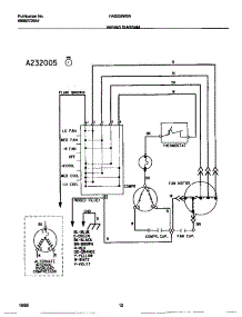 07 - Wiring Diagram parts for Frigidaire Air Conditioner FAS226W2A2 from AppliancePartsPros.com