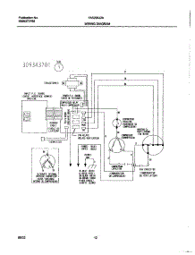 12 - Wiring Dagram parts for Frigidaire Air Conditioner FAS295J2A4 from AppliancePartsPros.com