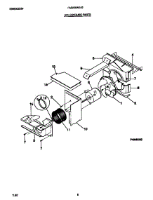 04 - Air  Handling  Parts parts for Frigidaire Air Conditioner FAS256W2A2 from AppliancePartsPros.com