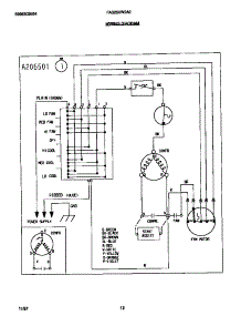 07 - Wiring  Diagram parts for Frigidaire Air Conditioner FAS256W2A2 from AppliancePartsPros.com