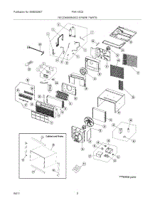 03 - Recommended Spare Parts parts for Frigidaire Air Conditioner FAH14EQ2T3 from AppliancePartsPros.com