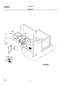 05 - Controls parts for Frigidaire Air Conditioner FAK103J1V4 from AppliancePartsPros.com