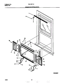 06 - Window Mounting Parts parts for Frigidaire Air Conditioner FAL103Y1A1 from AppliancePartsPros.com