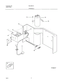 05 - Controls parts for Frigidaire Air Conditioner FAS154K1A1 from AppliancePartsPros.com