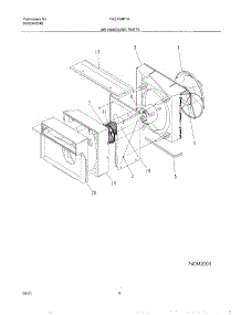 07 - Air Handling parts for Frigidaire Air Conditioner FAS154K1A1 from AppliancePartsPros.com