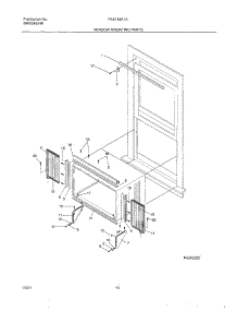 11 - Window Mounting parts for Frigidaire Air Conditioner FAS154K1A1 from AppliancePartsPros.com