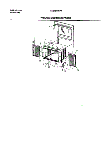 06 - Window Mounting Parts parts for Frigidaire Air Conditioner FAS182H2A2 from AppliancePartsPros.com