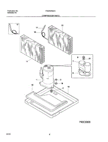 09 - Compressor Parts parts for Frigidaire Air Conditioner FAS254M2A1 from AppliancePartsPros.com