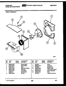 04 - Air Handling Parts parts for Frigidaire Air Conditioner FAS249P2A1 from AppliancePartsPros.com