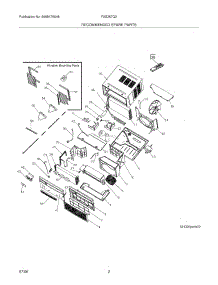 03 - Recommended Spare Parts parts for Frigidaire Air Conditioner FAS257Q2A1 from AppliancePartsPros.com