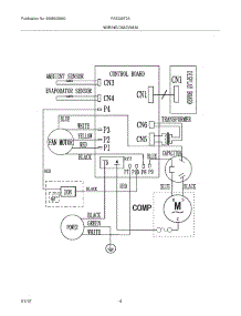 04 - Wiring Diagram parts for Frigidaire Air Conditioner FAS226T2A13 from AppliancePartsPros.com