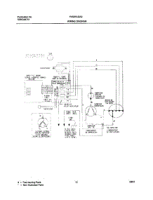 12 - Wiring Diagram parts for Frigidaire Air Conditioner FAS255J2A2 from AppliancePartsPros.com