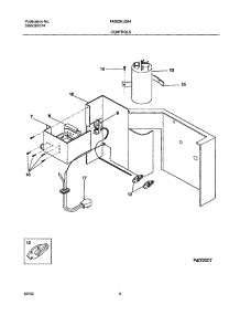05 - Controls parts for Frigidaire Air Conditioner FAS254J2A4 from AppliancePartsPros.com