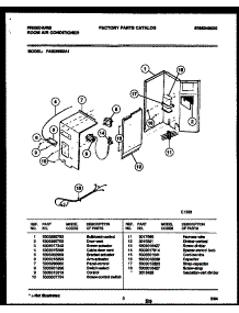 03 - Electrical Parts parts for Frigidaire Air Conditioner FAS256S2A1 from AppliancePartsPros.com