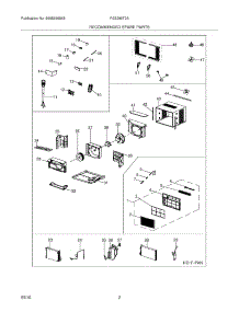 03 - Recommended Spare Parts parts for Frigidaire Air Conditioner FAS296T2A1 from AppliancePartsPros.com