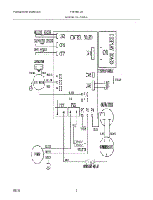 06 - Wiring Diagram parts for Frigidaire Air Conditioner FAM18ET2A1 from AppliancePartsPros.com