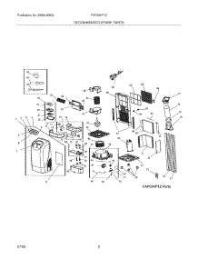 03 - Recommended Spare Parts parts for Frigidaire Air Conditioner FAP094P1Z3 from AppliancePartsPros.com