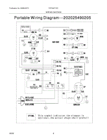 06 - Wiring Diagram parts for Frigidaire Air Conditioner FAP094T1ZC from AppliancePartsPros.com