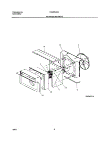 07 - Air Handling parts for Frigidaire Air Conditioner FAS225J2A2 from AppliancePartsPros.com