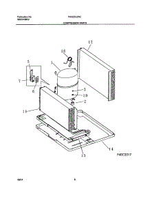 09 - System parts for Frigidaire Air Conditioner FAS225J2A2 from AppliancePartsPros.com