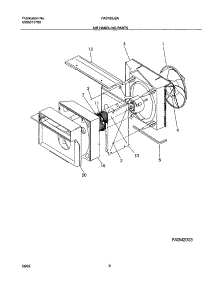 07 - Air Handling Parts parts for Frigidaire Air Conditioner FAS185J2A8 from AppliancePartsPros.com