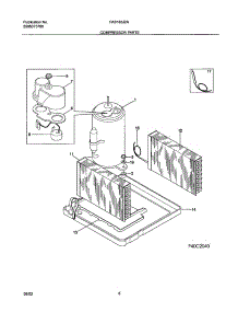 09 - Compressor Parts parts for Frigidaire Air Conditioner FAS185J2A8 from AppliancePartsPros.com