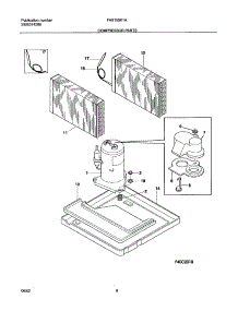 09 - System parts for Frigidaire Air Conditioner FAS155K1A4 from AppliancePartsPros.com